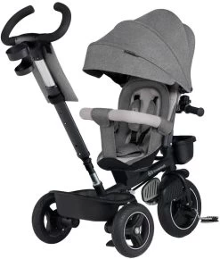 Kinderkraft Spinstep Platinum Grey Driewieler KRSPST00GRY0000 -Jollein Winkel kinderkraft spinstep platinum grey driewieler krspst00gry0000 3