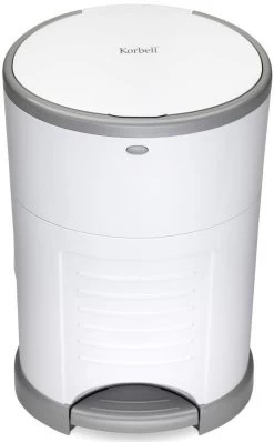 Korbell Wit Nappy Disposal System Luieremmer M250DSW -Jollein Winkel korbell luieremmer wit 1