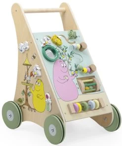 Label Label Barbapapa Houten Activiteiten Loopwagen LLBB-35830 -Jollein Winkel llbb 35830 activity walker 8720663935830 2