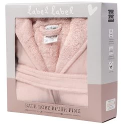 Label Label Blush Pink Badstof/Hydrofiel Badjas LLTT-934666 -Jollein Winkel lltt 934666 bath robe blush pink 07
