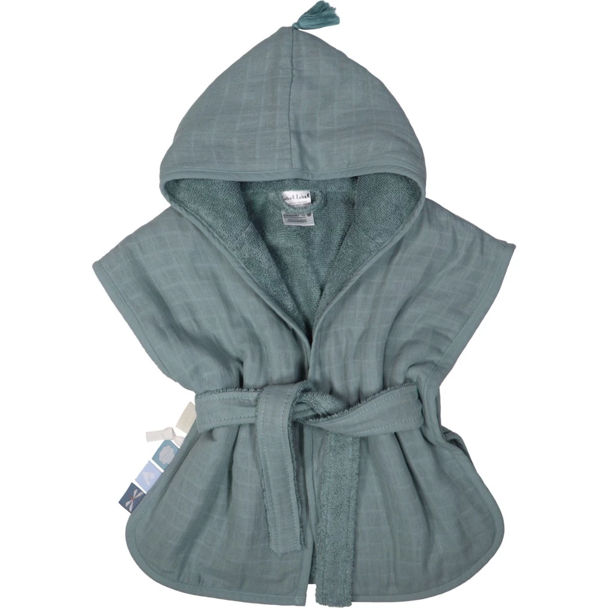 Label Label Silver Blue Badstof/Hydrofiel Badjas LLTT-934673 3 Label Label Silver Blue Badstof/Hydrofiel Badjas LLTT-934673