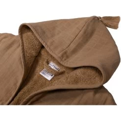 Label Label Toffee Brown Badstof/Hydrofiel Badjas LLTT-934680 -Jollein Winkel lltt 934680 bath robe toffee brown 05