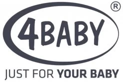 4Baby Roto-Fix Blue 360º 0-36 Kg Isofix Autostoel -Jollein Winkel logo 4baby 29