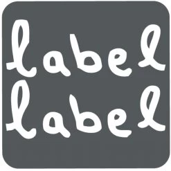 Label Label Blush Pink Badstof/Hydrofiel Badjas LLTT-934666 -Jollein Winkel logo label label 7 2 2