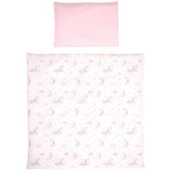 Lorelli Eva Pink Moons & Stars 5-delige Set Voor Wieg En Ledikant 2080114-5201 -Jollein Winkel lorelli eva pink moons stars 5 delige set voor wieg en ledikant 2080114 5201