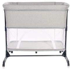 Lorelli Milano Grey 2-in-1 Wieg Aan Bed 1008044-0003 -Jollein Winkel lorelli milano grey 2 in 1 wieg aan bed 1008044 0003 5