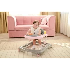 Lorelli My Buggy Bubblegum Loopstoeltje 1012042-0017 -Jollein Winkel lorelli my buggy loopstoeltje sfeer 1 2