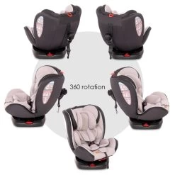 Lorelli Nebula Iceberg Green Leather 0-36kg Isofix 360° Autostoel 1007138-2334 -Jollein Winkel lorelli nebula black 0 36kg isofix 360 autostoel details 5