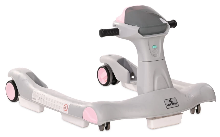 Lorelli Rider Pink & Grey 2-in-1 Loopstoeltje 1012039-0002 4 Lorelli Rider Pink & Grey 2-in-1 Loopstoeltje 1012039-0002 - Afbeelding 2