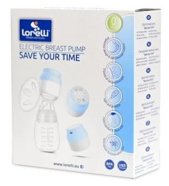 Lorelli Save Your Time Blue Elektrische Borstkolf 1022060-0002 -Jollein Winkel lorelli save your time elektrische borstkolf 1