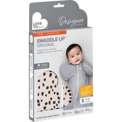 Love To Dream Swaddle Up 1.0 Animal Beige Small 3-6 Kg Inbakerslaapzak L1001252BGES -Jollein Winkel love to dream swaddle up 1.0 animal beige s verpakking