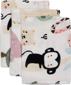 Blush & Blossom Animal Hydrofiel Starterset TR-BB4049 -Jollein Winkel mamaloes blush blossom muslin baby starter pack animal 03