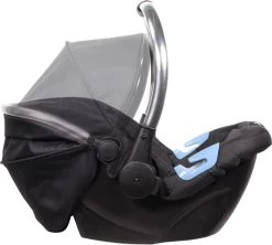 Ding Amigo Black/Silver 0-13kg Autostoel DI-191708 -Jollein Winkel mamaloes ding amigo black sliver autostoel 010