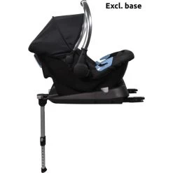 Ding Fenix Black/Black Autostoel 0-13kg -Jollein Winkel mamaloes ding amigo black sliver autostoel 030 1 1