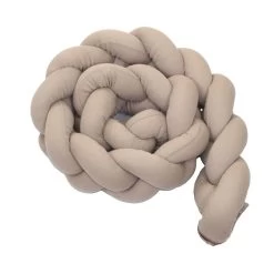 MamaLoes Amy Ajour Nougat 210 Cm Braided Bedbumper 84269 -Jollein Winkel mamaloes amy ajour nougat 210 cm braided bedbumper 84269 3
