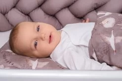 MamaLoes Amy Bamboo Nature Goose Nut 60 X 80 Cm Deken 82666 -Jollein Winkel mamaloes amy bamboo nature goose nut 1 2