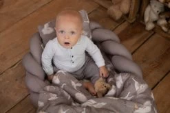 MamaLoes Amy Bamboo Nature Goose Nut 60 X 80 Cm Deken 82666 -Jollein Winkel mamaloes amy bamboo nature goose nut 3 1