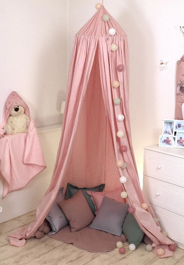 MamaLoes Amy Pure Roze Klamboe 80052 5 MamaLoes Amy Pure Roze Klamboe 80052 - Afbeelding 3