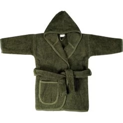 MamaLoes Badstof Groen 0-1jr Badjas ML010307 -Jollein Winkel mamaloes badstof groen 0 1jr badjas ml010307 02