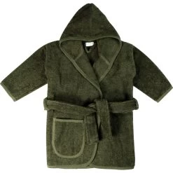 MamaLoes Badstof Groen 0-1jr Badjas ML010307 -Jollein Winkel mamaloes badstof groen 0 1jr badjas ml010307 03