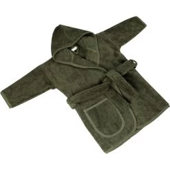 MamaLoes Badstof Groen 0-1jr Badjas ML010307 -Jollein Winkel mamaloes badstof groen 0 1jr badjas ml010307 04