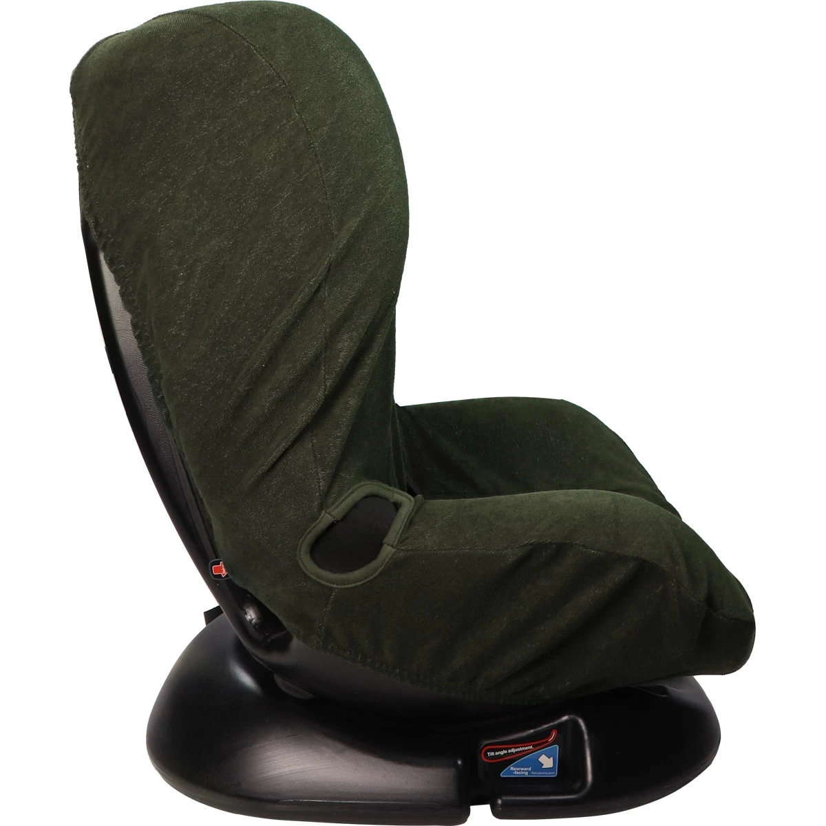 MamaLoes Badstof Groen Groep 1+ Autostoelhoes ML010702 5 MamaLoes Badstof Groen Groep 1+ Autostoelhoes ML010702 - Afbeelding 3