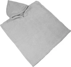 MamaLoes Badstof Light Grey Baby Poncho ML5286 -Jollein Winkel mamaloes badstof light grey baby poncho ml5286 03