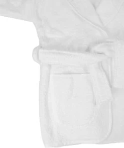 MamaLoes Badstof White 0-1jr Badjas ML5088 -Jollein Winkel mamaloes badstof white 0 1jr badjas ml5088 04 1