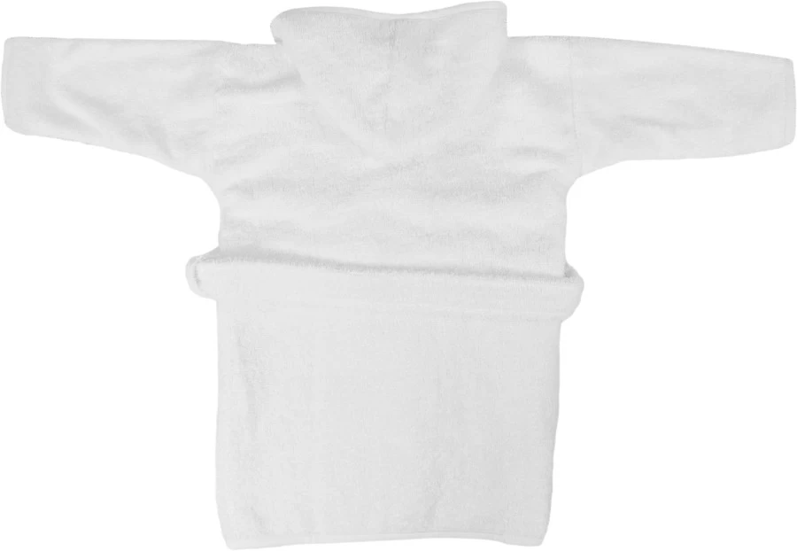 MamaLoes Badstof White 1-2jr Badjas ML5388 6 MamaLoes Badstof White 1-2jr Badjas ML5388 - Afbeelding 4