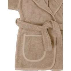 MamaLoes Badstof Zand 1-2jr Badjas ML010306 -Jollein Winkel mamaloes badstof zand badjas 2 1