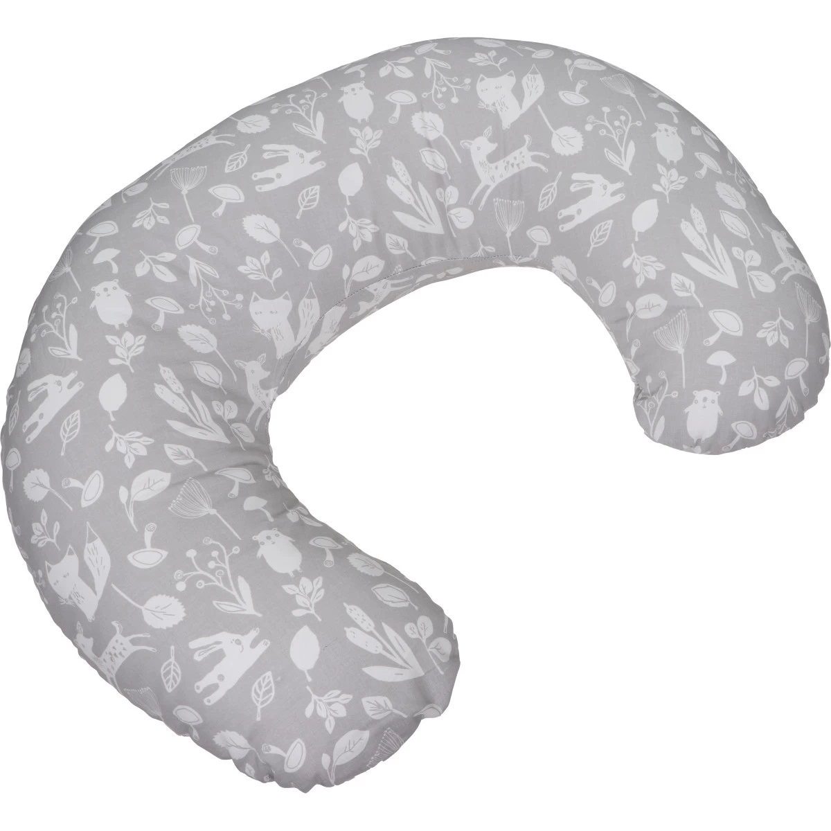 MamaLoes Botanical Animals Grijs Medium Voedingskussen ML020302 4 MamaLoes Botanical Animals Grijs Medium Voedingskussen ML020302 - Afbeelding 2