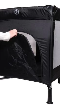 Ding Deluxe Grey Campingbedje Incl. Bodemverhoger -Jollein Winkel mamaloes ding deluxe black campingbedje incl. bodemverhoger 8 1