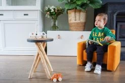 Ding Jamie Velvet Okergeel Kinderfauteuil DI-34201 -Jollein Winkel mamaloes ding jamie 02