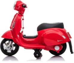 Eco Toys Red Elektrische Vespa Scooter H1 -Jollein Winkel mamaloes eco toys red elektrische vespa scooter h1 2