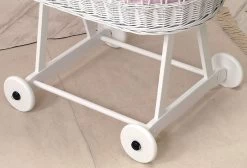 MamaLoes Grey Star De Luxe Wit Baby Wiegje 66759 -Jollein Winkel mamaloes grey star de luxe wit baby wiegje 3 1