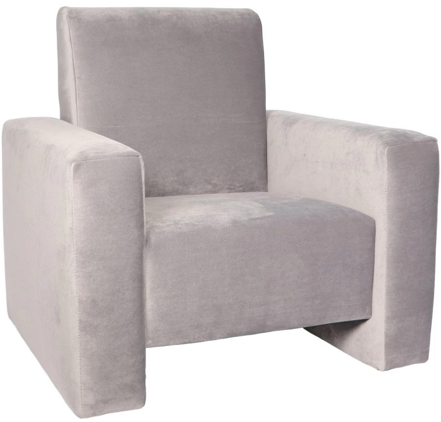 Ding Jamie Velvet Grijs Kinderfauteuil DI-34204 4 Ding Jamie Velvet Grijs Kinderfauteuil DI-34204 - Afbeelding 2