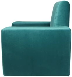 Ding Jamie Velvet Petrol Kinderfauteuil DI-34205 -Jollein Winkel mamaloes kinderfauteuil velvet turquoise 02k