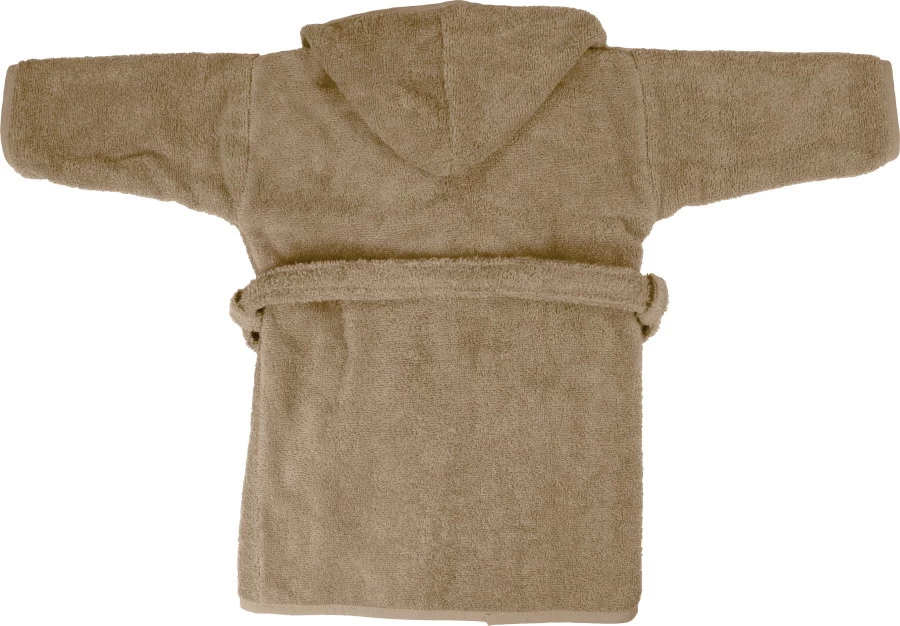 MamaLoes Badstof Nougat 1-2jr Badjas ML010302 5 MamaLoes Badstof Nougat 1-2jr Badjas ML010302 - Afbeelding 3