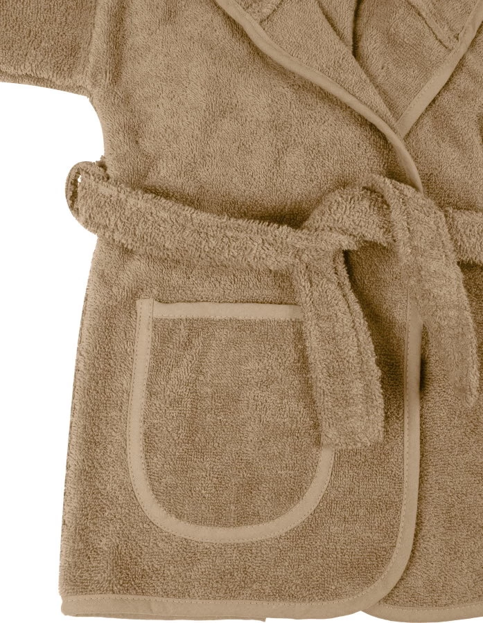 MamaLoes Badstof Nougat 1-2jr Badjas ML010302 6 MamaLoes Badstof Nougat 1-2jr Badjas ML010302 - Afbeelding 4