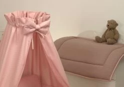 MamaLoes Pure Roze Deluxe Wit Baby Wiegje 80634 -Jollein Winkel mamaloes pure roze deluxe wit baby wiegje 80634 3