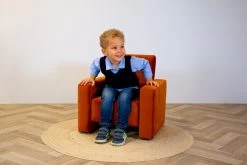 Ding Jamie Velvet Sienna Kinderfauteuil DI-34202 -Jollein Winkel mamaloesding jamie