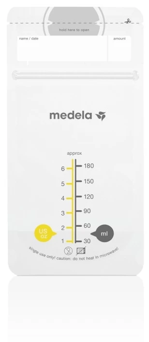 Medela 50 Stuks Moedermelk Bewaarzakjes 008.0410 4 Medela 50 Stuks Moedermelk Bewaarzakjes 008.0410 - Afbeelding 2