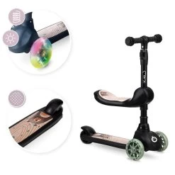Momi Kiuru Black 2-in-1 Step/Loopfiets HUBA00035 -Jollein Winkel momi kiuru black 2 in 1 step loopfiets huba00035 9