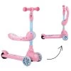 Momi Kiuru Pink 2-in-1 Step/Loopfiets HUBA00034