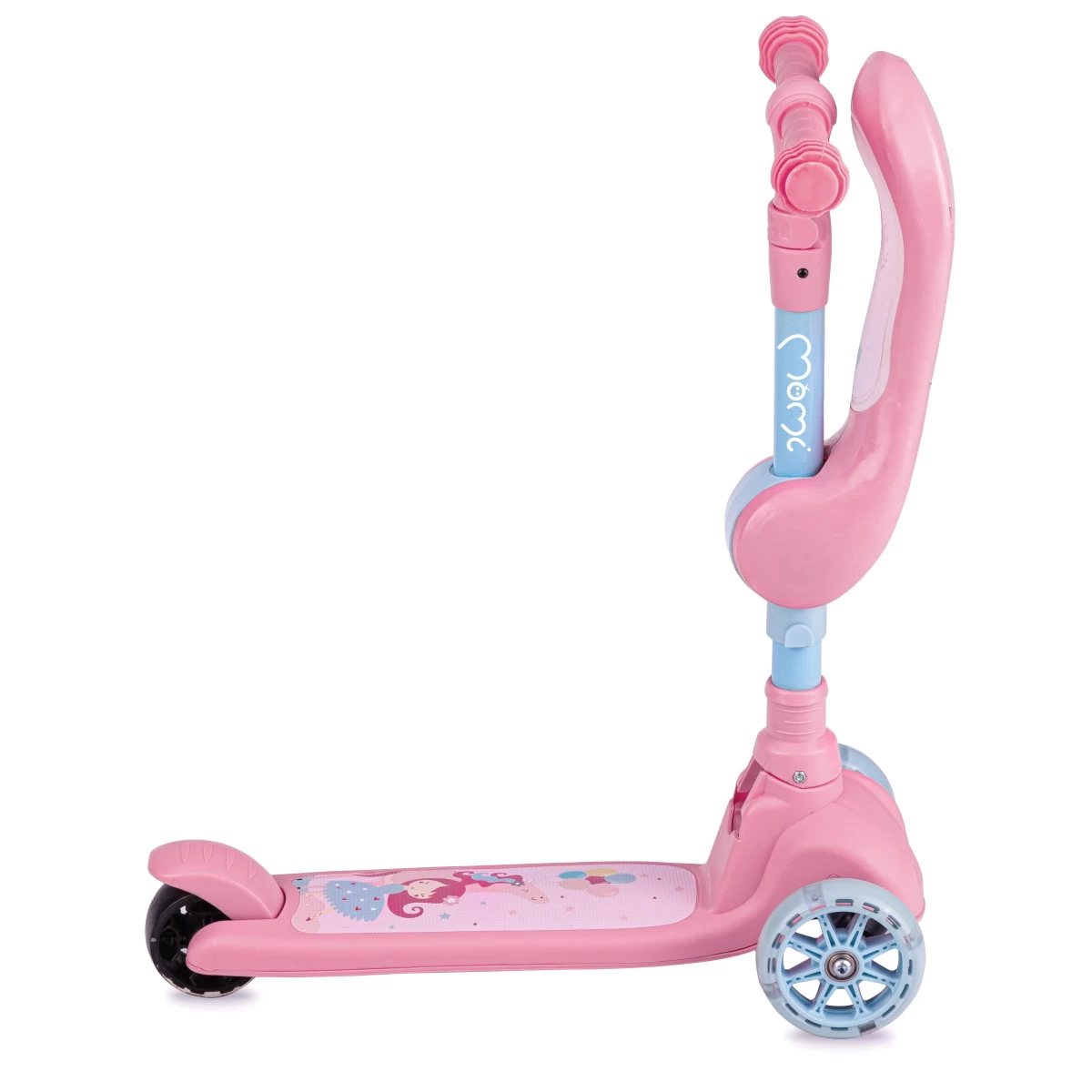Momi Kiuru Pink 2-in-1 Step/Loopfiets HUBA00034 7 Momi Kiuru Pink 2-in-1 Step/Loopfiets HUBA00034 - Afbeelding 5