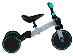 Momi Loris Grey/Turquoise 4-in-1 Ride-On Loopfiets ROBI00041 -Jollein Winkel momi loris grey turquoise 4 in 1 ride on loopfiets robi00041 2
