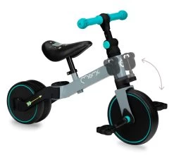 Momi Loris Grey/Turquoise 4-in-1 Ride-On Loopfiets ROBI00041 -Jollein Winkel momi loris grey turquoise 4 in 1 ride on loopfiets robi00041 6