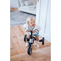 Momi Loris Grey/Turquoise 4-in-1 Ride-On Loopfiets ROBI00041 -Jollein Winkel momi loris loopfiets 3 2 1