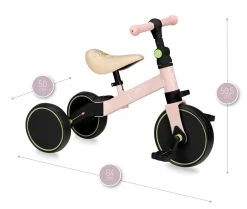 Momi Loris Pink 4-in-1 Ride-On Loopfiets ROBI00039 -Jollein Winkel momi loris pink 4 in 1 ride on loopfiets robi00039 10