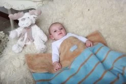 Zaffiro Grijs & Ecru Zigzag 75 X 100 Cm Wiegdeken 40771 10 Zaffiro Grijs & Ecru Zigzag 75 X 100 Cm Wiegdeken 40771 -Jollein Winkel paski niebbra 4 1 1 1 1